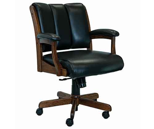 Amish Made Edelweiss Arm Desk Chair
