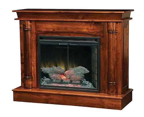 Amish Regal Wall Fireplace (33" insert)