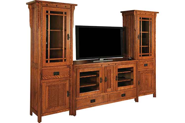 Amish SC-3250T Royal Mission TV Console & Towers