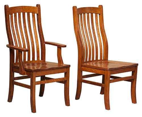 Amish Arts & Crafts Chair - Click Image to Close