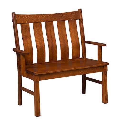 Amish Beaumont Bench - Click Image to Close