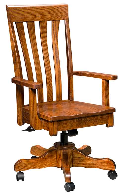 Amish Canterbury Desk Chair - Click Image to Close