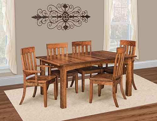 Amish Oakland Dining Chair - Click Image to Close