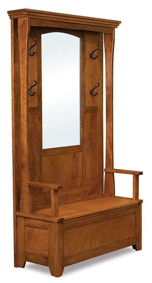 Amish Hampton Hall Seat - Click Image to Close