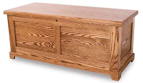 Amish Shaker Cedar Chest - Click Image to Close