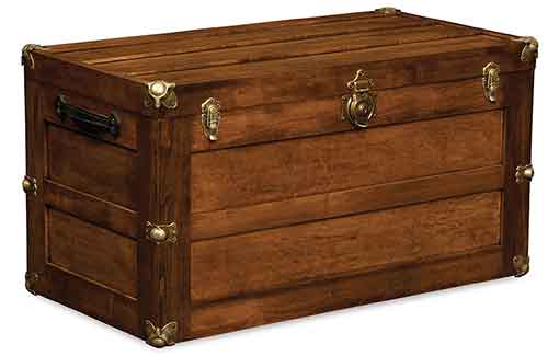 Amish Trunk with Flat Lid