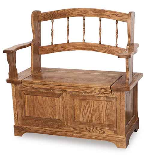 Amish Country Spindle Bench