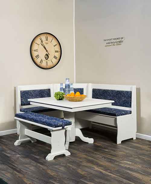Amish Upholstered Tradition Nook Set - Click Image to Close