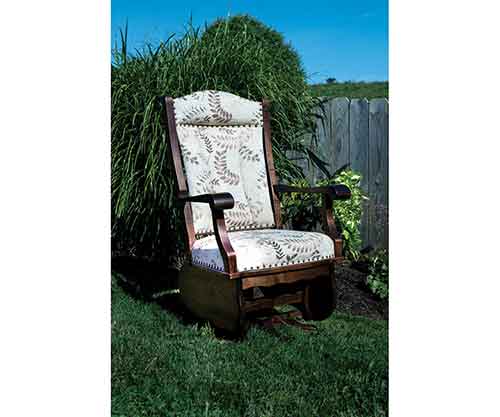 Amish Made Swivel Glider - Click Image to Close