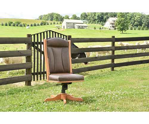 Amish Made Side Desk Chair