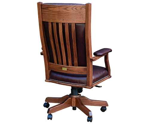 Amish Made Mission Arm Desk Chair