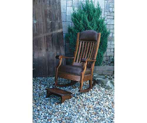 Amish Made Auntie's Rocker - Click Image to Close