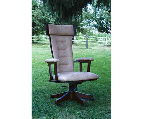 Amish Made London Arm Desk Chair