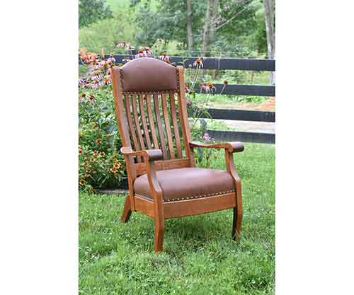 Amish Made King Lounge Chair - Click Image to Close