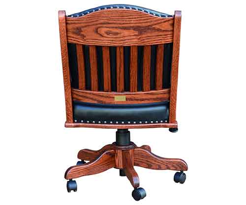 Amish Made Low Back Side Desk Chair