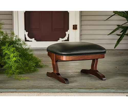 Amish Made Terry Footstool (none rocking) - Click Image to Close