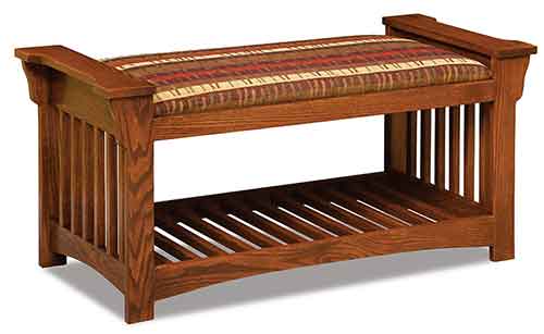 Amish Bedroom - Benches