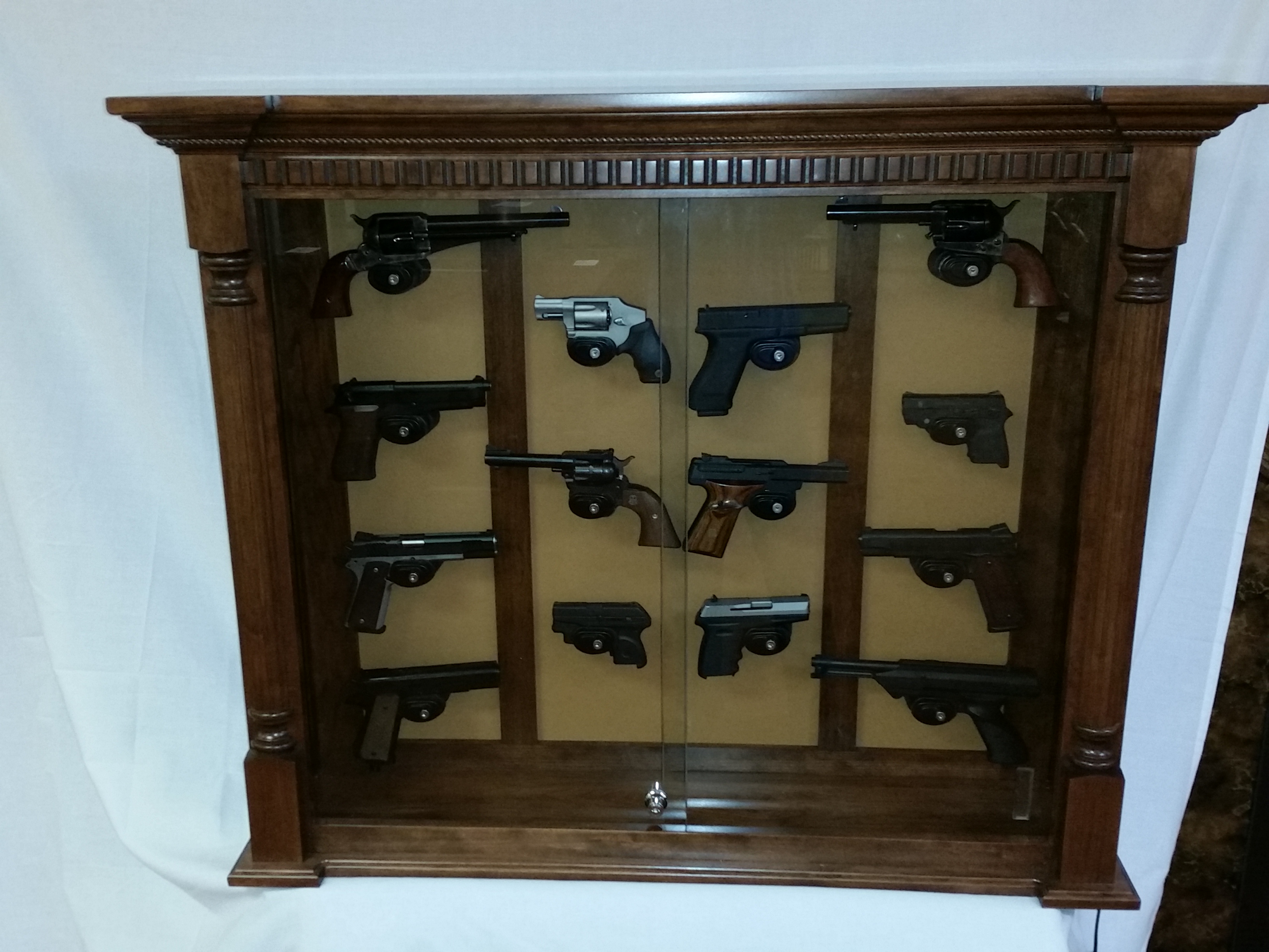 Wall and Floor Pistol Cabinets