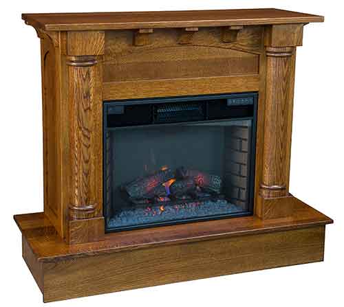 Amish Felix Corner Fireplace