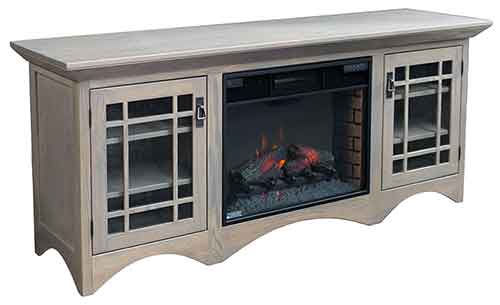 Amish Horizons Fireplace Entertainment Center - Click Image to Close