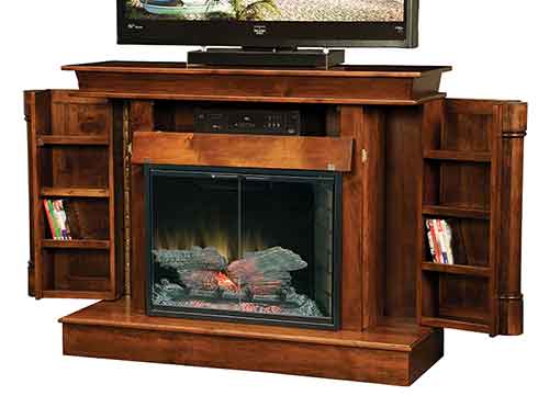 Amish Regal Wall Fireplace (33" insert)