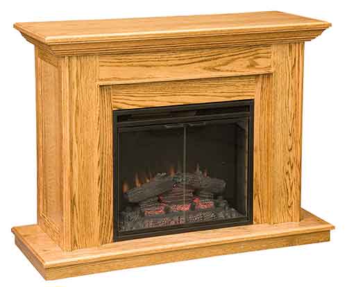 Amish Valley Fireplace (23" insert) - Click Image to Close