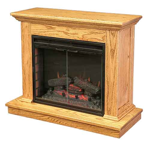 Amish Valley Jr. Fireplace (23" insert) - Click Image to Close