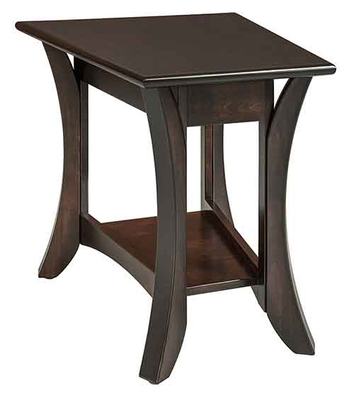 Amish Catalina Wedge Shaped End Table - Click Image to Close