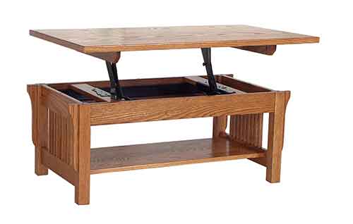 Amish Landmark Lift Top Coffee Table - Click Image to Close