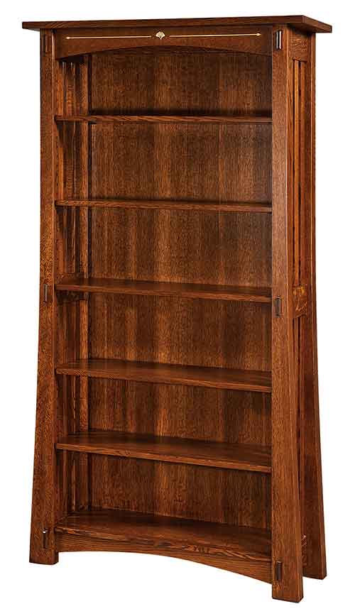Amish Mesa Bookcase - Click Image to Close