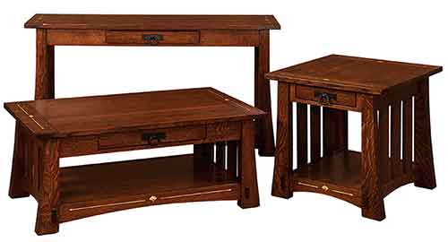 Amish Mesa Sofa Table - Click Image to Close