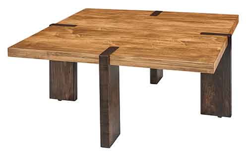 Amish Olympic Square Coffee Table - Click Image to Close