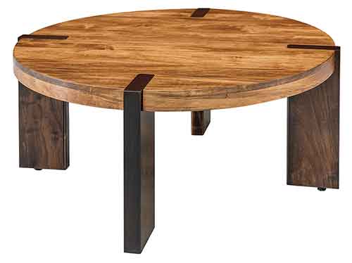 Amish Olympic Round Coffee Table