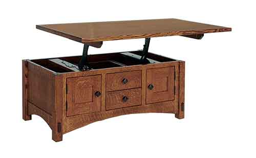 Amish Springhill Cabinet Lift-Top Coffee Table