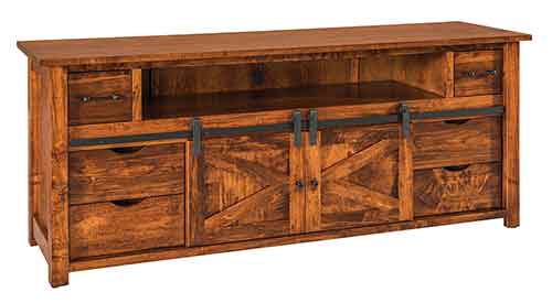 Amish Teton TV Cabinet - Click Image to Close
