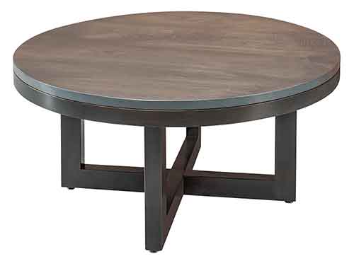 Amish Xcell Round Coffee Table - Click Image to Close