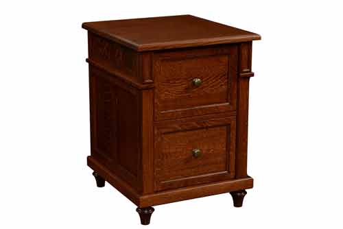 Amish Bridgeport Office File Cabinet - Click Image to Close