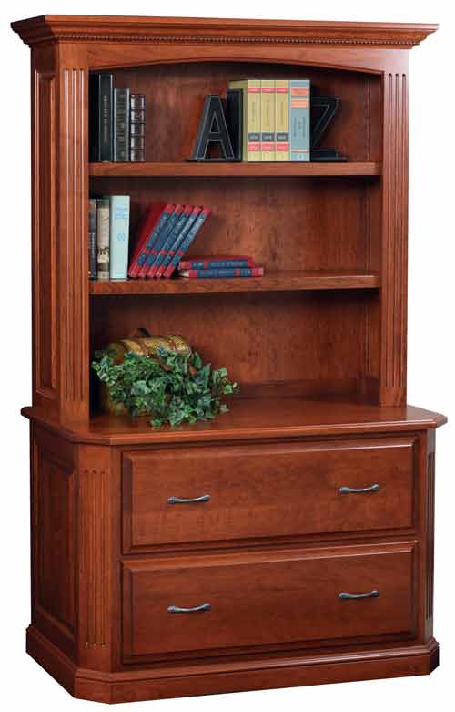 Amish Buckingham Lateral File Cabinet - Click Image to Close