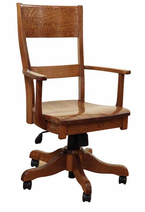Amish Jamestown Office Desk Chair - Click Image to Close