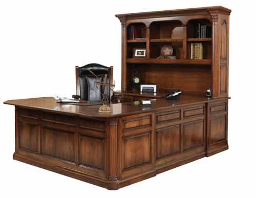 Amish Jefferson U-Shaped Desk