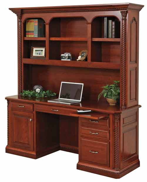 Amish Lexington Credenza with Optional Hutch - Click Image to Close