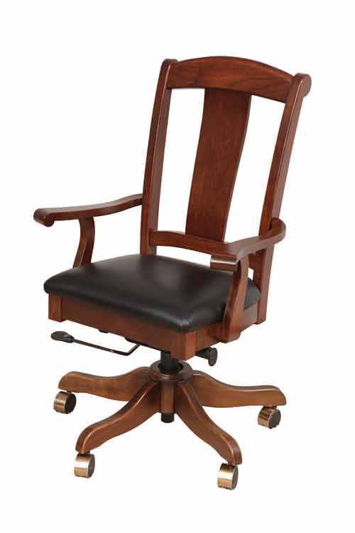 Amish Liberty Office Desk Chair - Click Image to Close