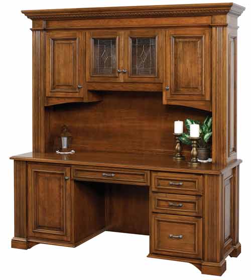 Amish Lincoln Credenza with Optional Hutch