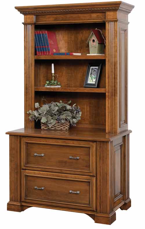 Amish Lincoln Lateral File Cabinet - Click Image to Close