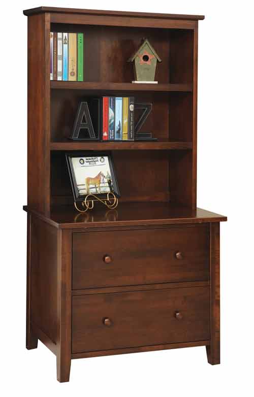 Amish Manhattan Bookshelf for Lateral - Click Image to Close