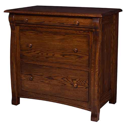 Amish Castlebury Lateral File Cabinet - Click Image to Close