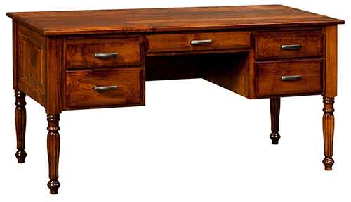 Amish Garrison Office Desk - Click Image to Close
