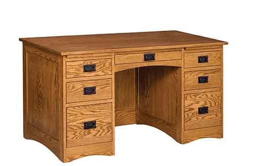 Amish Mission Office Desk - Click Image to Close