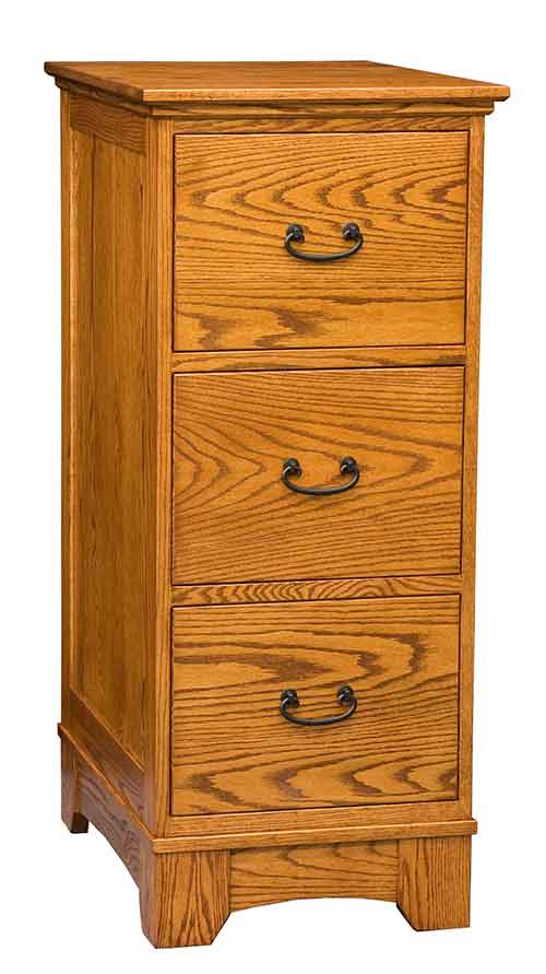 Amish Noble Mission File Cabinet - Click Image to Close