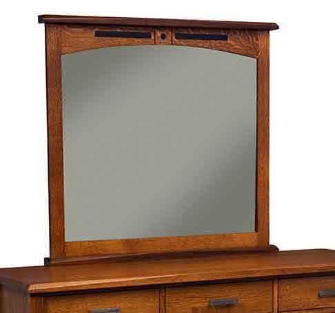 Amish Bel Aire Dresser Mirror - Click Image to Close